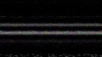 Signal auf dem Fernsehbildschirm beschädigt video