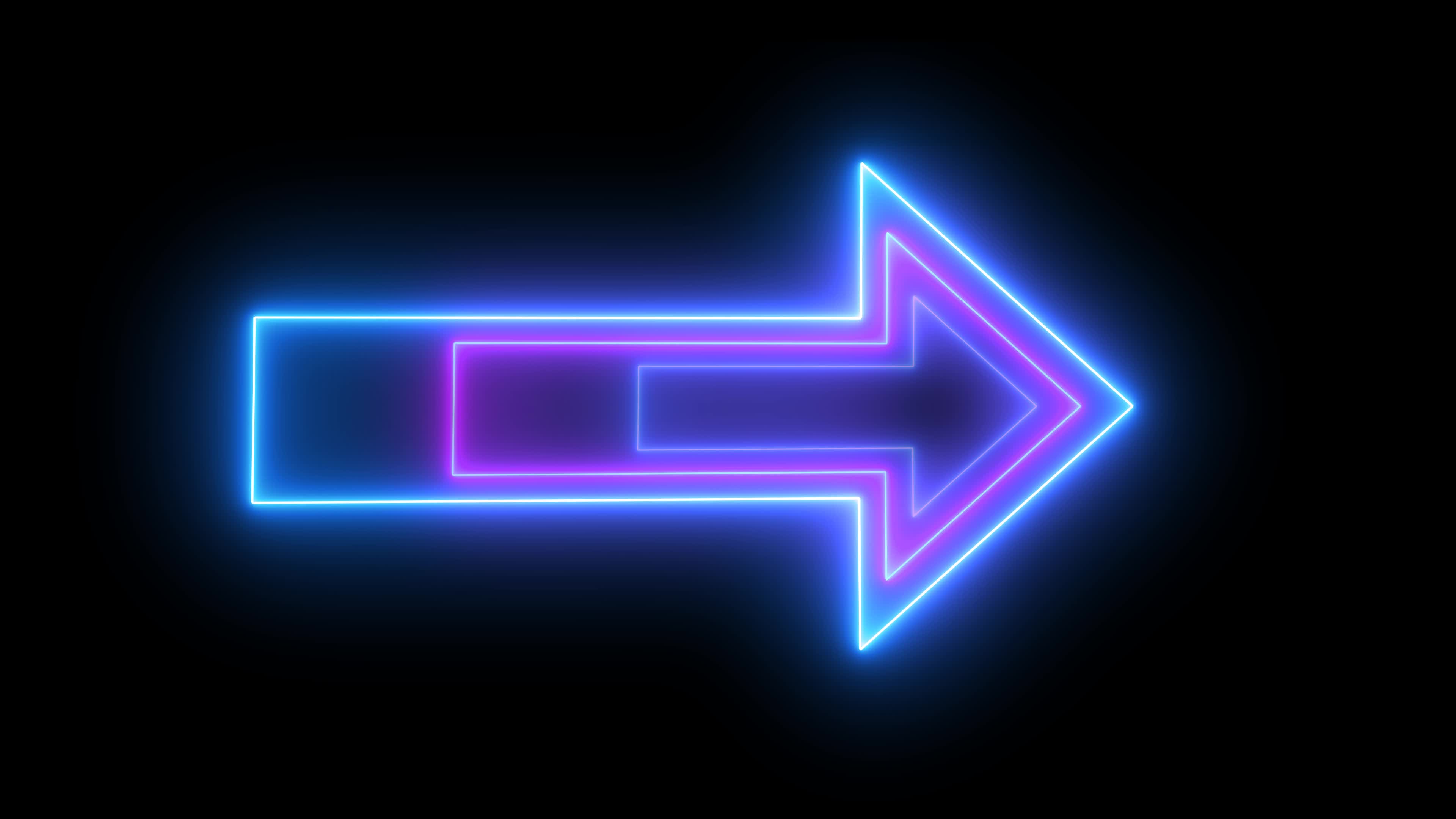 Neon blue magenta arrow switch blink 2016141 Stock Video at Vecteezy