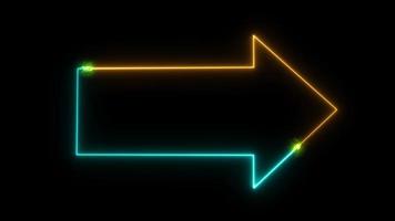 Neon arrow short circuit
