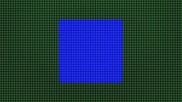 motif de points de pixels de lumières led rougeoyantes video