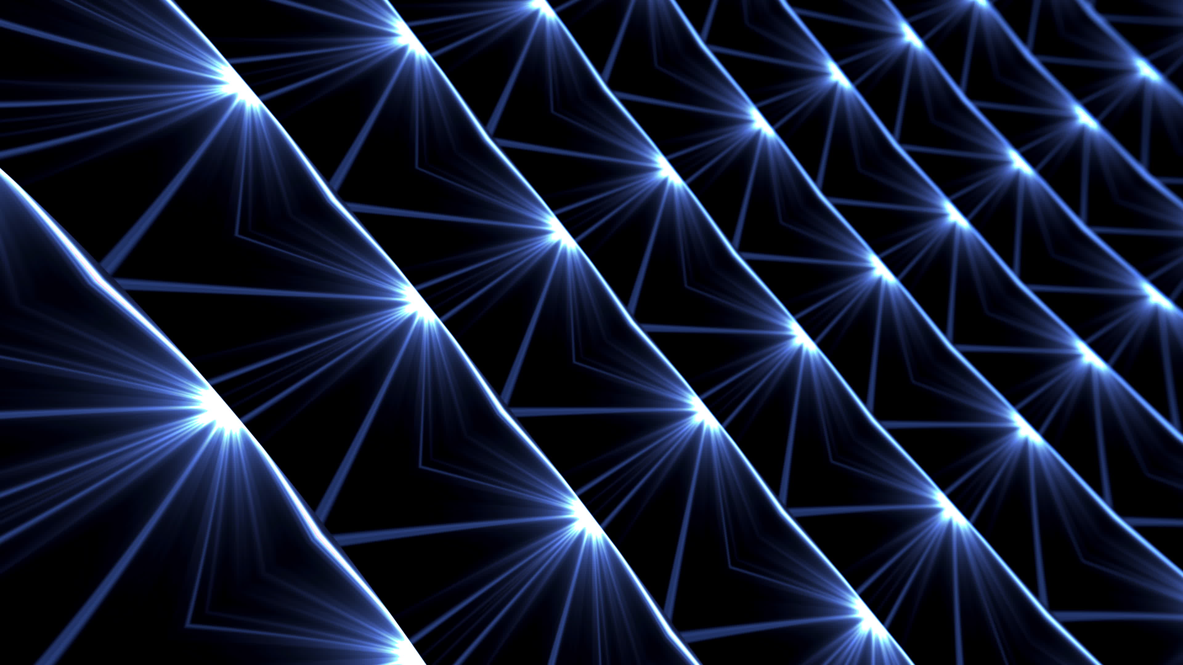 LED blue light geometric pattern technology perspective loop 2016490 Stock Video at Vecteezy
