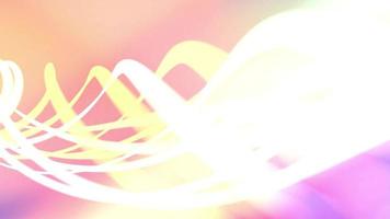 Colorful Undulating Neon String Waves Background Video