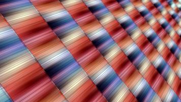 Gradient rainbow color Led illuminated mosaic plaid loop video