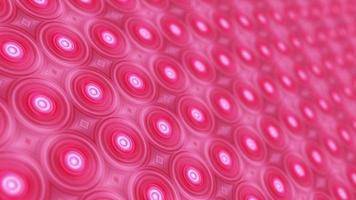 Movimiento de bucle de patrón de mosaico de círculo espiral rojo rosa video