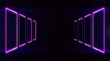 Abstract Neon Squares video