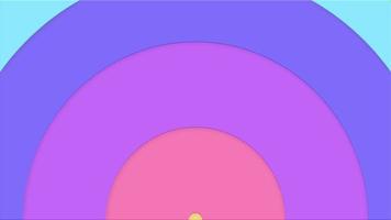 estilo de dibujos animados pastel arco iris kawaii abstracto video