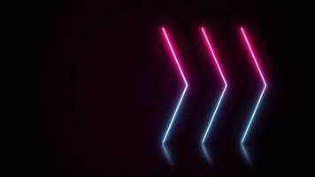 pijlen technologie neon ontwerp achtergrond lus video