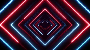 Abstract Digital Background Neon Squares video
