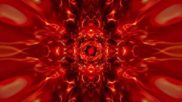 boucle infinie hypnotique illusion abstraite de vagues d'énergie ardente video