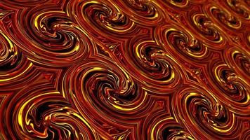 patrón de cuadrícula de mosaico de bucle abstracto dorado video
