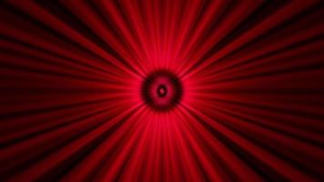 Red Light Rays Cyclic Psychedelic Visual Background video