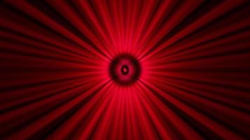 Red Light Rays Cyclic Psychedelic Visual Background video