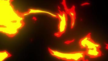 Cartoon Comic Fire Tornado FX Background video