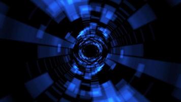 Boucle de tunnel vortex flou radial abstrait video