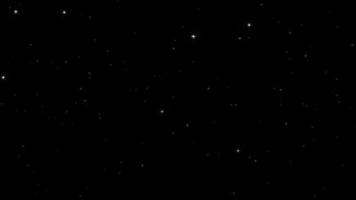 stjärnor mousserande i natthimlen bakgrundsslinga video