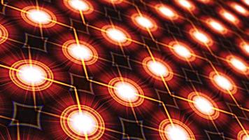 Loop Transition Digital Matrix Grid Circuit Board Pattern video