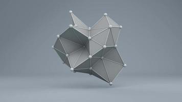 structure de géométrie 3d futuriste