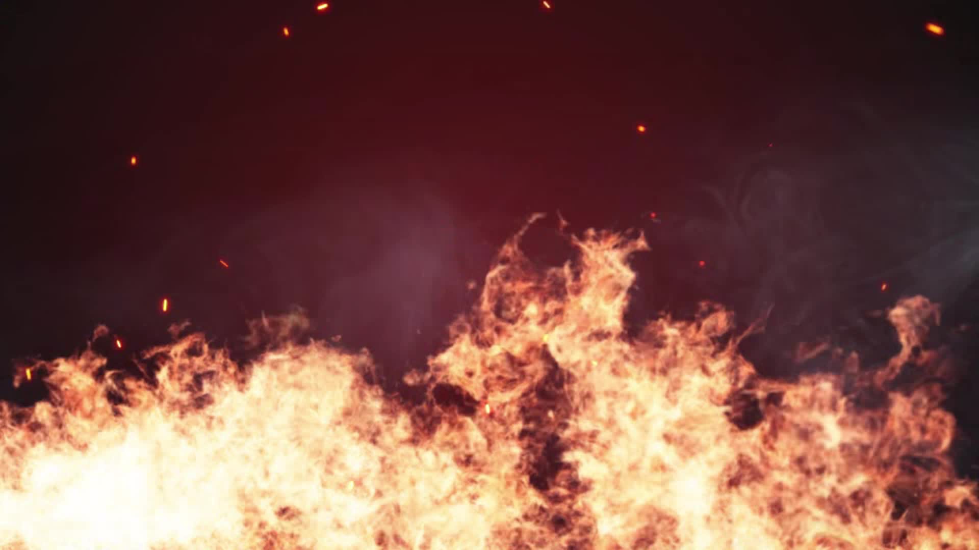 Animated Background Fire Stock Video Footage for Free Download