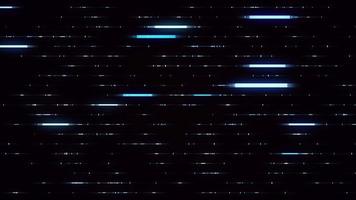 abstrakte horizontale leuchtende Linien Geschwindigkeit fx Hintergrundschleife video