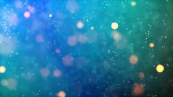 Abstract Bokeh or Particles Floating On Background video