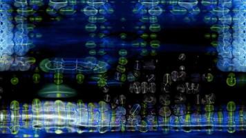 Futuristic Data Forms Flicker video