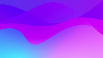 Abstract Gradient Fluid Curve Shapes video