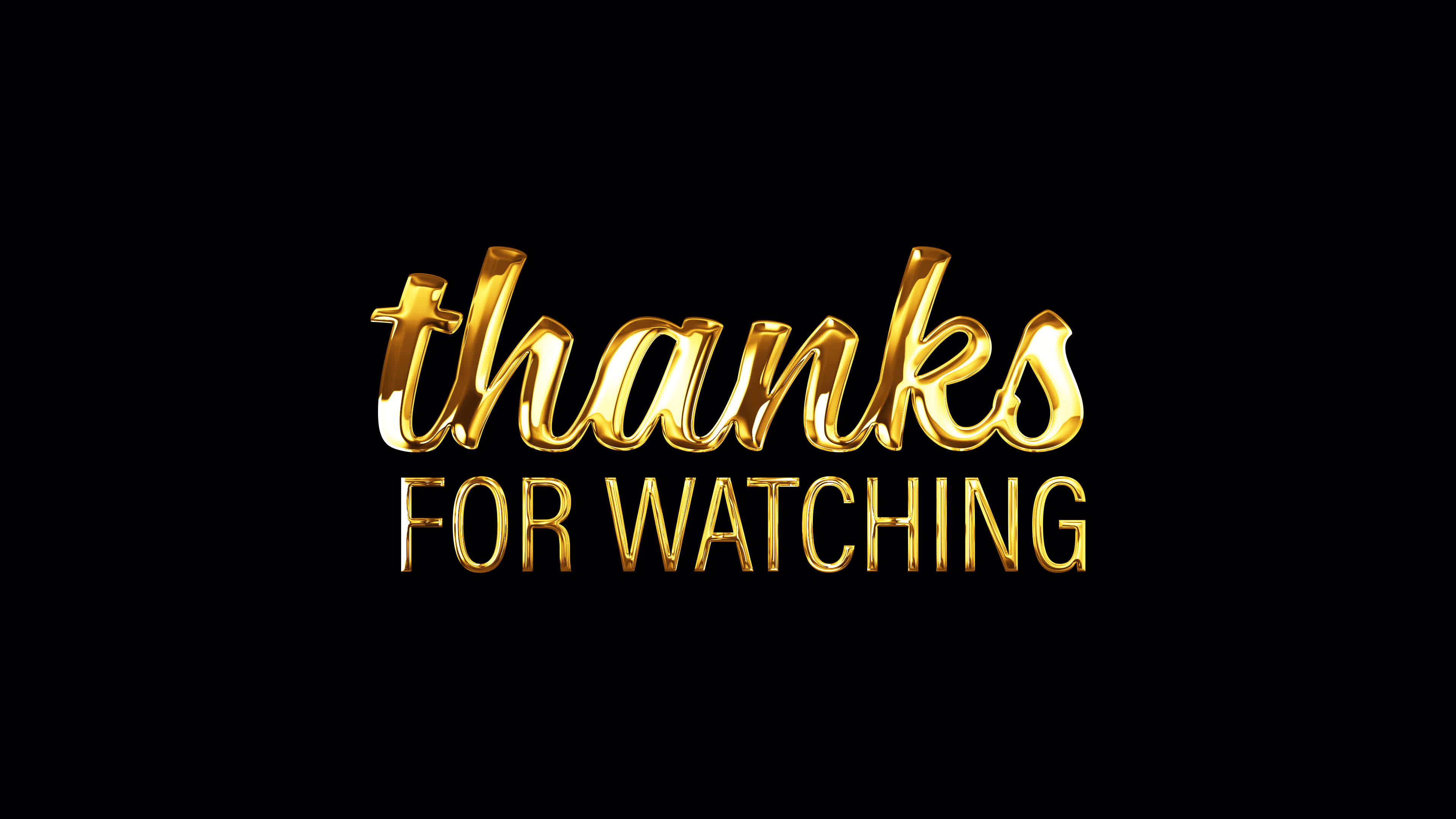 Thanks For Watching Golden Text With Light Motion Stock Video At Vecteezy Thanks For Watching Golden Text With Light Motion Stock Video At Vecteezy
