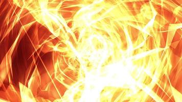 Spiraling flame light streaks and energy waves loop video