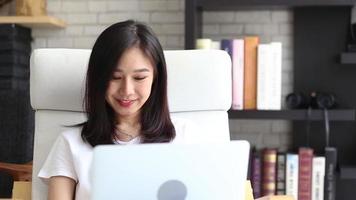 Young Woman Working on A Laptop video