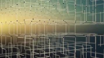 Abstract Wireframe Video Background