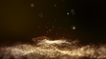 Gold orange abstract animation background. video