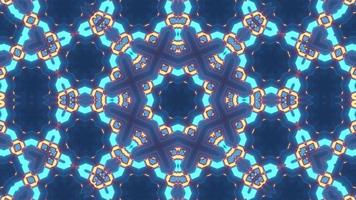 3D Rendering Blue Yellow Moving VJ Loop video