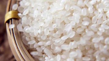 Uncooked Japanese Rice Grains video