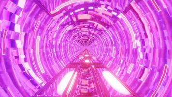 túnel de vórtice de fantasia rosa video