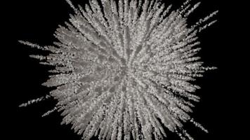 schleifenförmiger leuchtender Teilchen abstrakter Hintergrund video