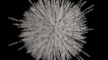 abstrait de particules brillantes en boucle video