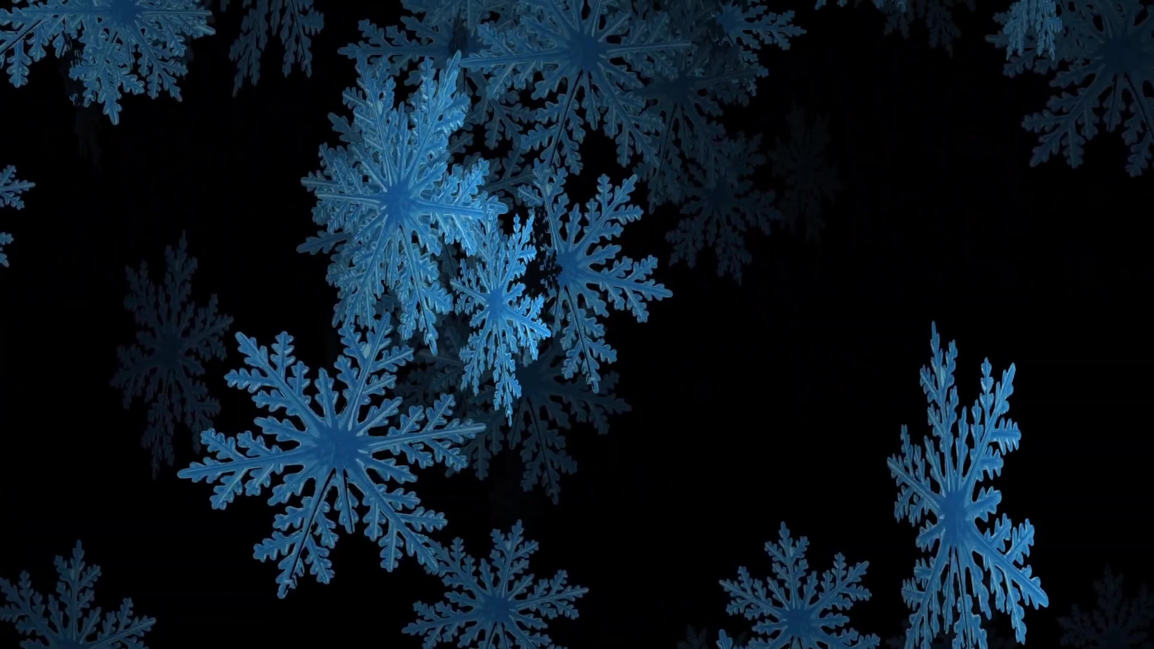 Snowflakes Falling Wallpaper