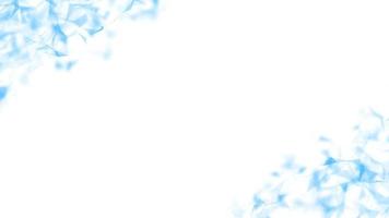 rete del plesso blu su sfondo di colore bianco video