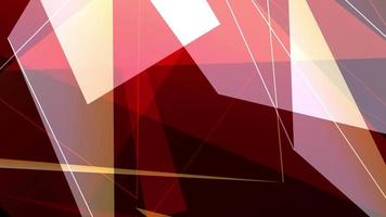  Looping colorful CG polygonal geometric futuristic abstract background video