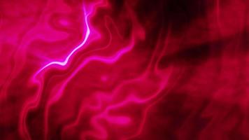 Mysterious pink red energy flare wave loop motion video