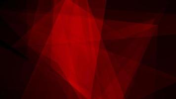geometrische rode veelhoekafbeeldingen vloeiende en golvende lus video