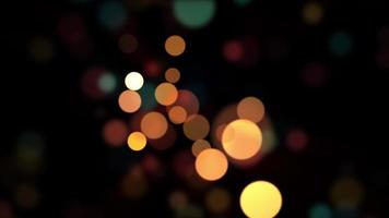 Multicolored 3D Bokeh Light Looping Background video