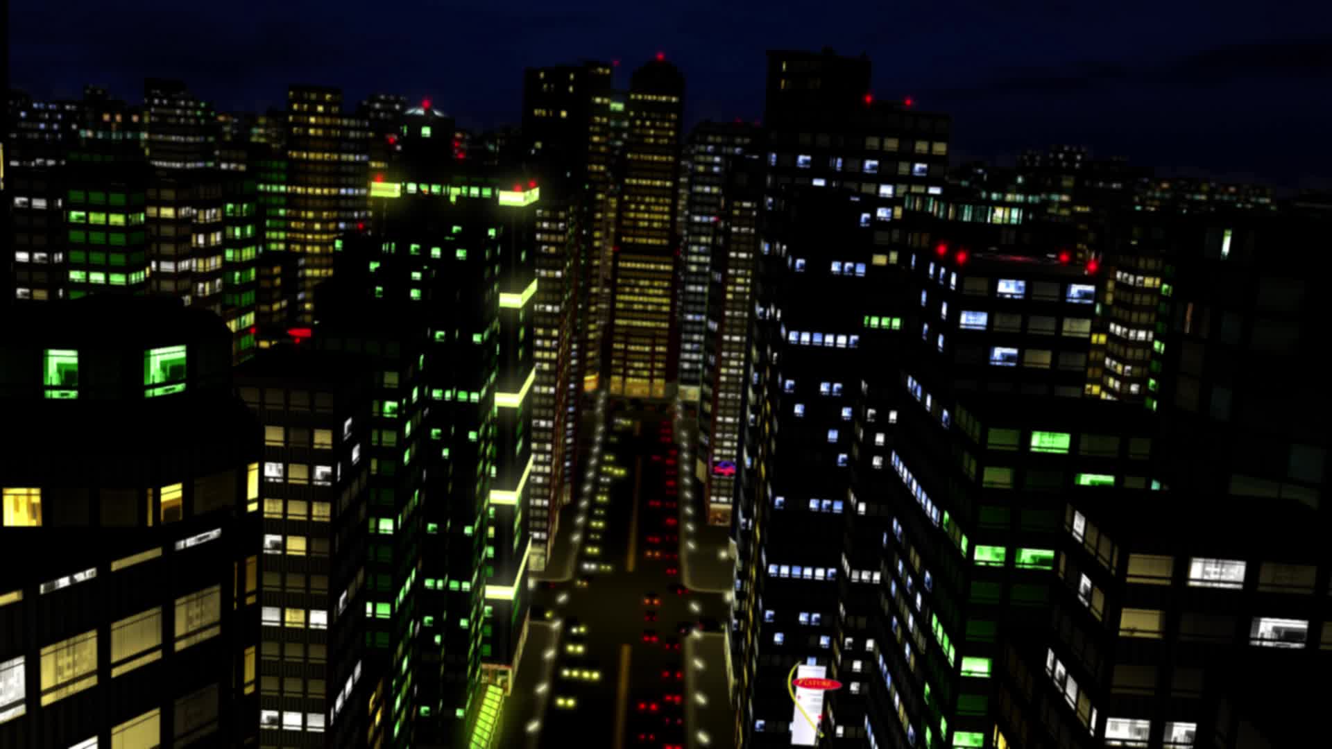 Animated Background City Stock Video Footage for Free Download