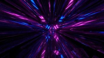 Dim Purple Prismatic Triangular Portal 4k UHD 3D rendering VJ loop video