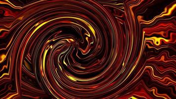 Hypnotizing vortex fractal art animation loop neon wave