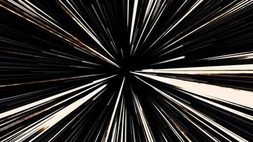 Radial Comic Light Speed Lines Moving