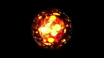 Abstract Shining Magic Crystal Ball for Fortune Telling video