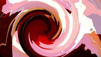 abstrakt gradientfärg flimrar i ett cykliskt flöde video