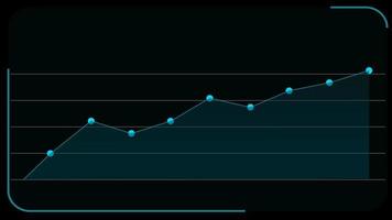 Infograph line and top point video