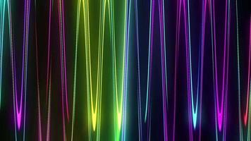 Glowing Colorful Lines Background video